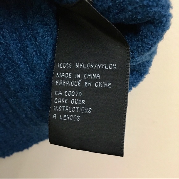 NORDSTROM PRESS Cosy Teal Ribbed Knit 3/4 Sleeve Crewneck Sweater Women’s Small - Picture 6 of 6